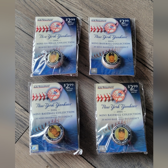 NY Yankees 2006 Mini Baseball Collection - Picture 10 of 10